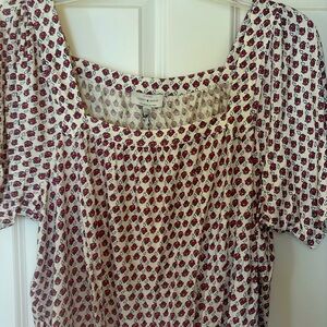 NWT 2X Lucky Brand short sleeve top
